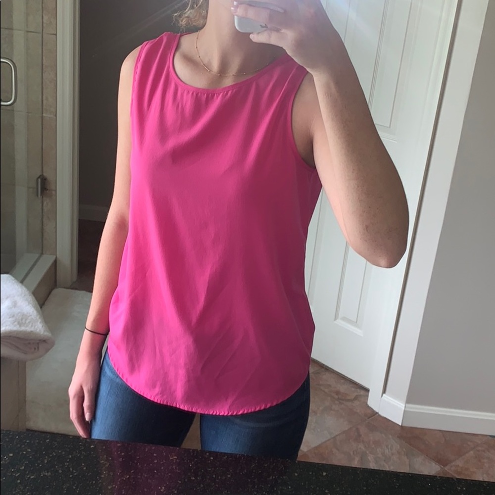 Sleeveless Pink Women's Shell Top